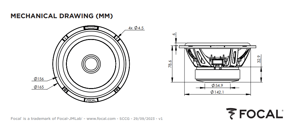 FOCAL ES165K2 EVO Автоакустика компонентная