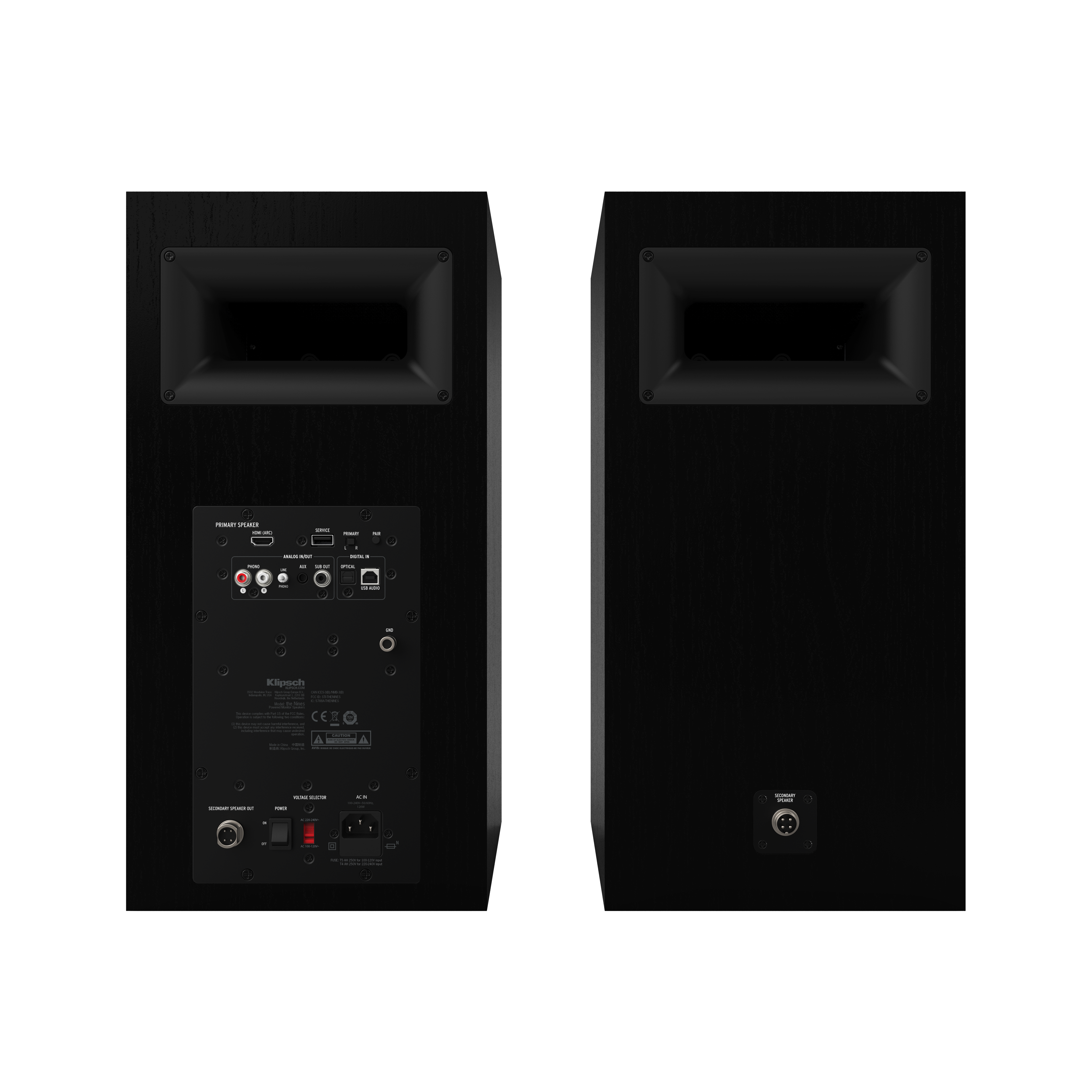 Klipsch The Nines Black - полочная активная акустическая система
