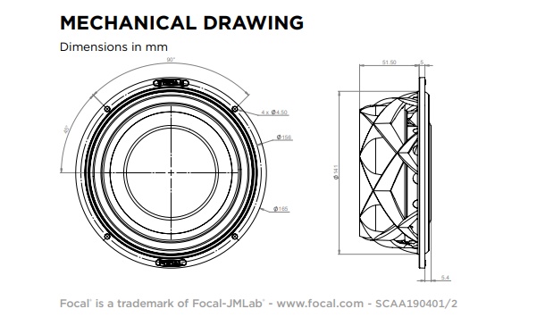 FOCAL 6WM Woofer Utopia Be M Мидбас