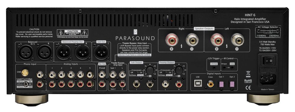 Parasound HINT 6 Black интегральный усилитель
