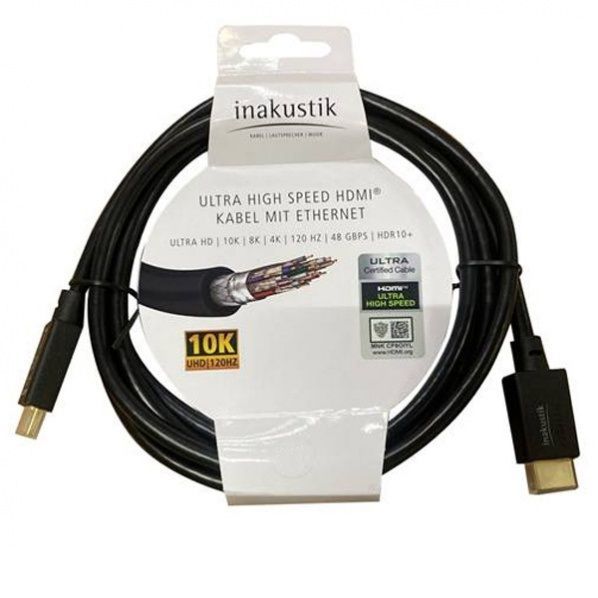 Inakustik White Ultra High Speed HDMI 2.0 m кабель HDMI
