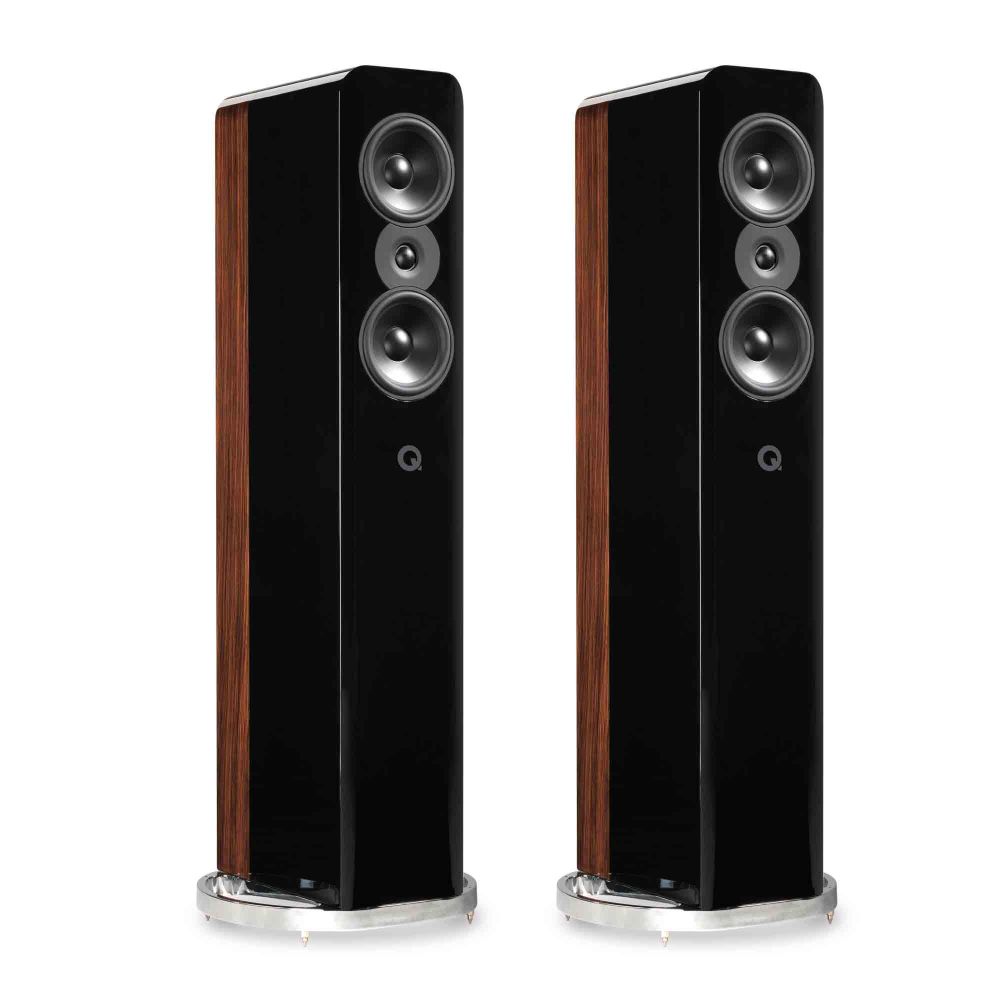 Q Acoustics Concept 500 (QA2810) Gloss Black & Rosewood Напольная акустика