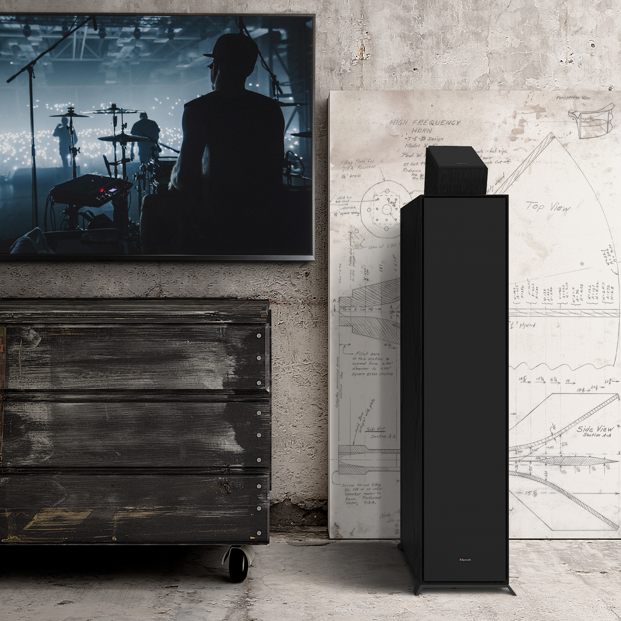 Klipsch R-40SA Black Акустика Dolby Atmos