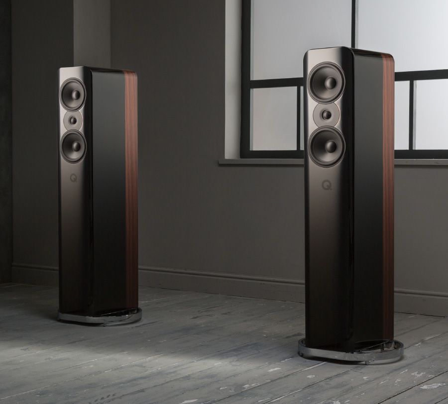 Q Acoustics Concept 500 (QA2810) Gloss Black & Rosewood Напольная акустика